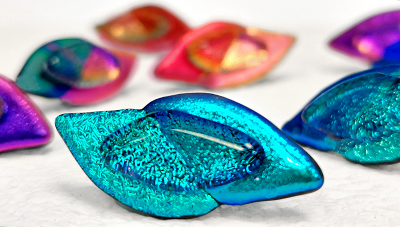 MJ glass design üvegékszer - soul fülbavalók
